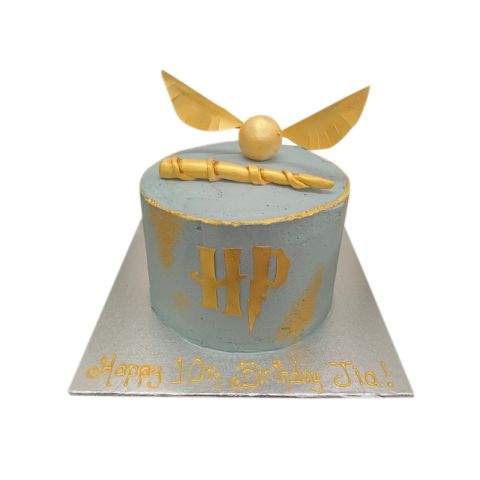 Harry Potter Golden Snitch Cake