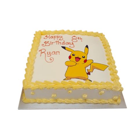 Yellow Pikachu Cake 
