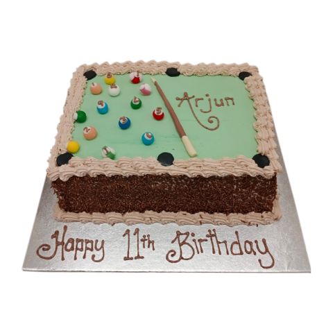 Pool Table Cake
