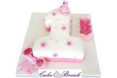 Number 1 Birthday Cake
