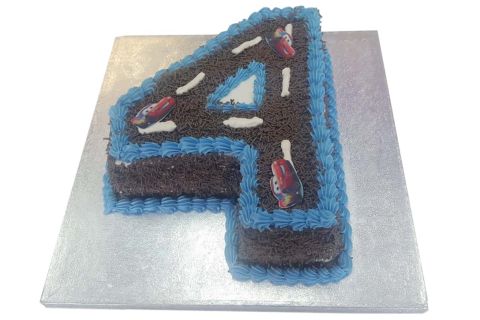 Number 4 Cake