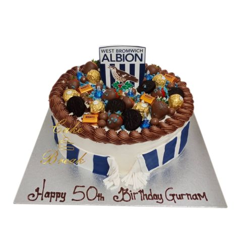 West Bromwich Albion Birthday Cake