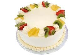 (R214) Fresh Fruit And Fresh Cream Cake