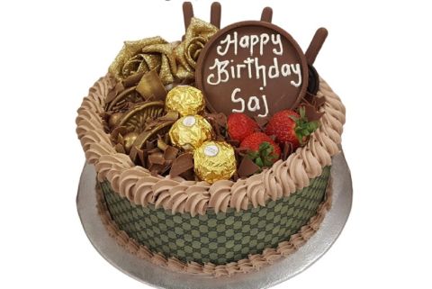 Fully Loaded Gucci Cake