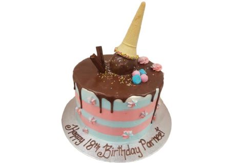 Melting icecream cake