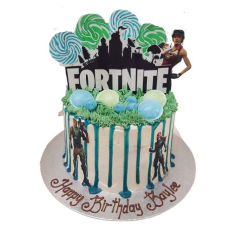 fortnite birthday cake