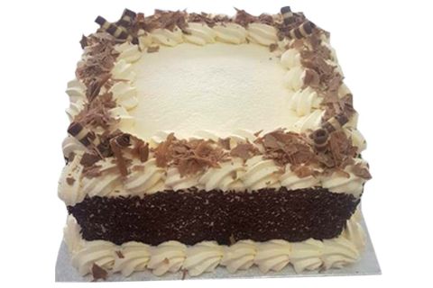 (S1) Chocolate Shavings Cream Cake