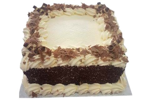 (S201) Chocolate Shavings Cream Cake