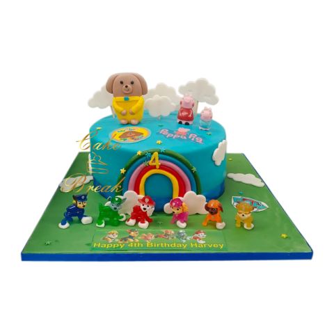 Hey Duggee Peppa Pig Cake