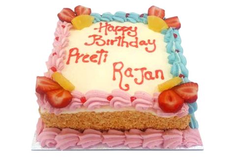 Fresh Cream Fruit Cake