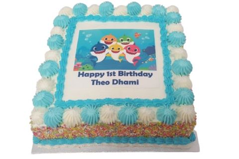 Baby Shark Picture Cake