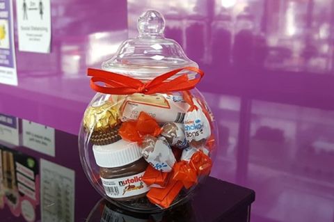 (Ex25) Small Chocolate Jar