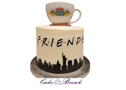 (Tall 94) friends cake 