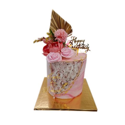(Tall74) Fondant Wrap Cake