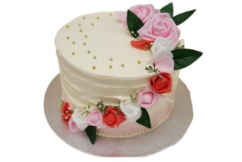 Fresh Cream Ripple Cake