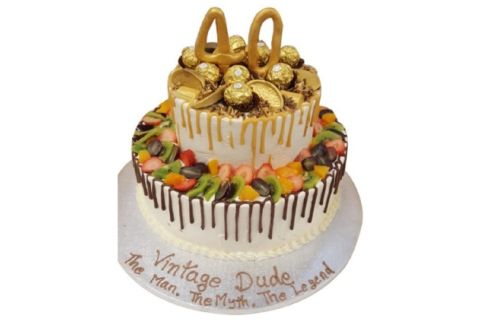 2 tier chocolate cake