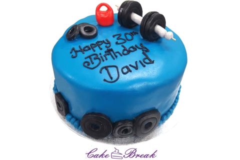 Weight Lifting Cake